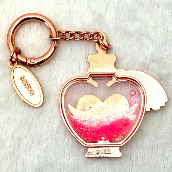 Harry Potter Love Potion 2.5" Metal Keychain w/Liquid Glitter Back - Picture 2 of 6